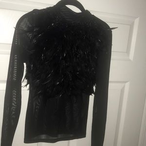 Mesh Feather top